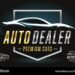 Auto dealer logo design for premium car business Vector Image